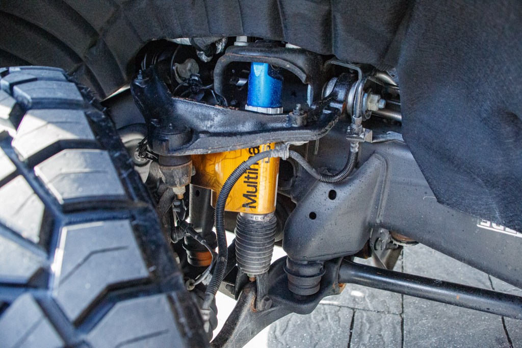 Multimatic shocks installed on a 2025 GMC Sierra 2500.