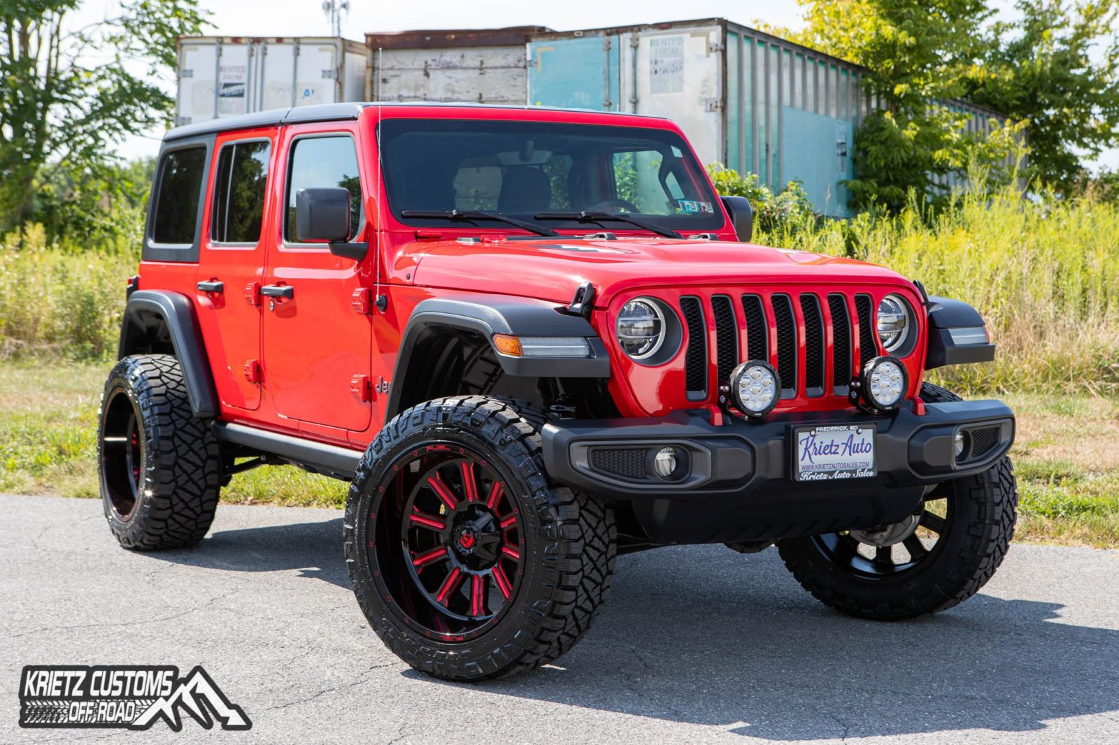 2018 Jeep Wrangler JL with Fuel Wheels