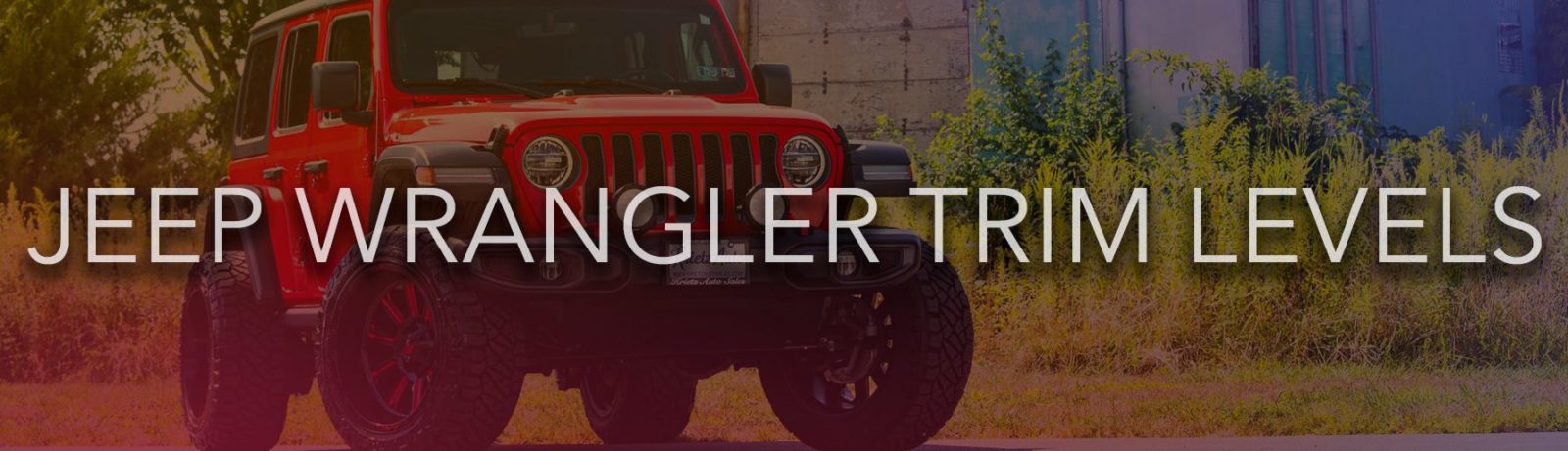 Jeep Wrangler Trim Levels | Krietz Auto