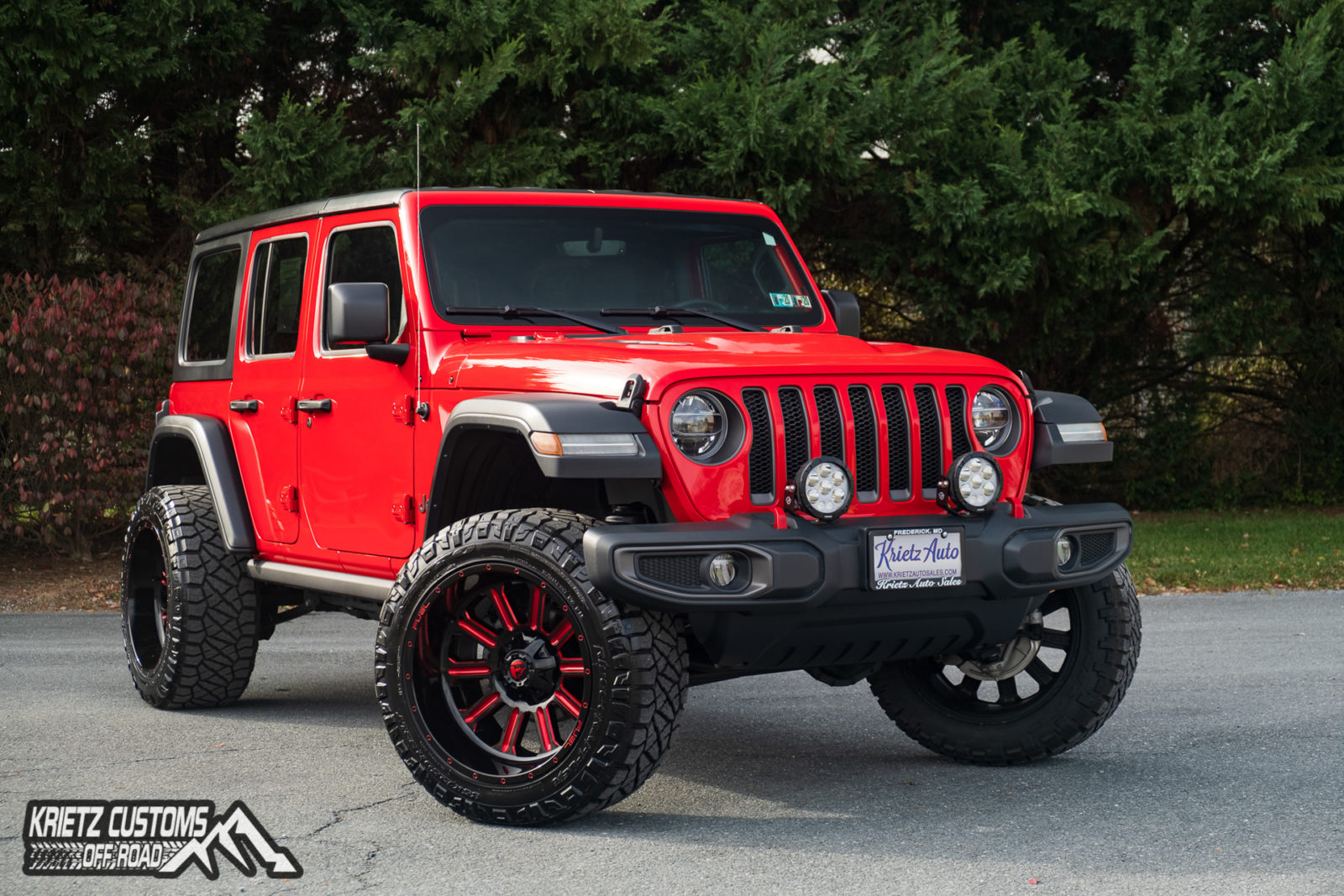 2018 Jeep Wrangler JL with Fuel Wheels