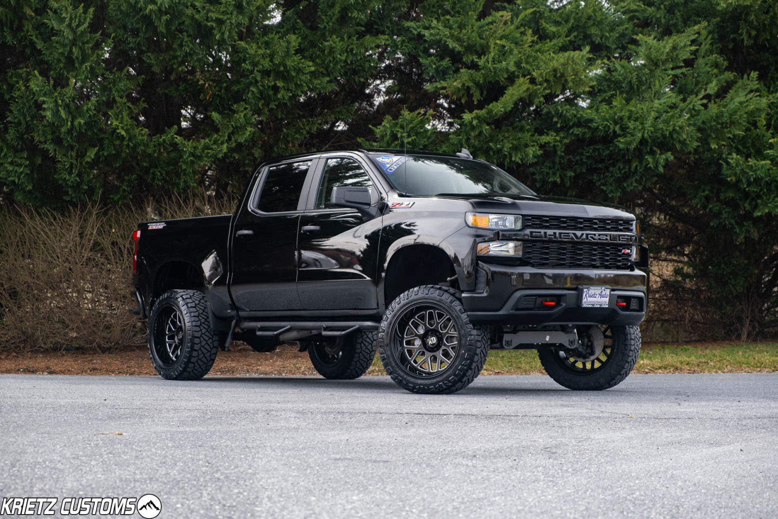 Lifted 2019 Chevy Silverado 1500 with 22×12 XD Grenade XD820 with 6
