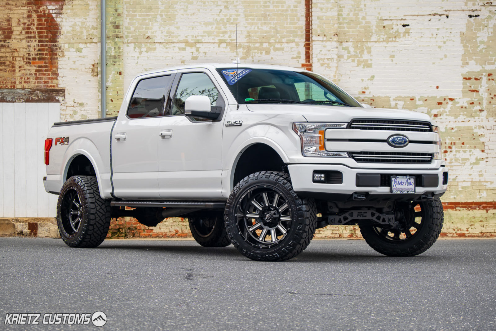 Lifted 2018 Ford F-150 with 22X12 Fuel Hardline and 6 inch Rough Country Su...