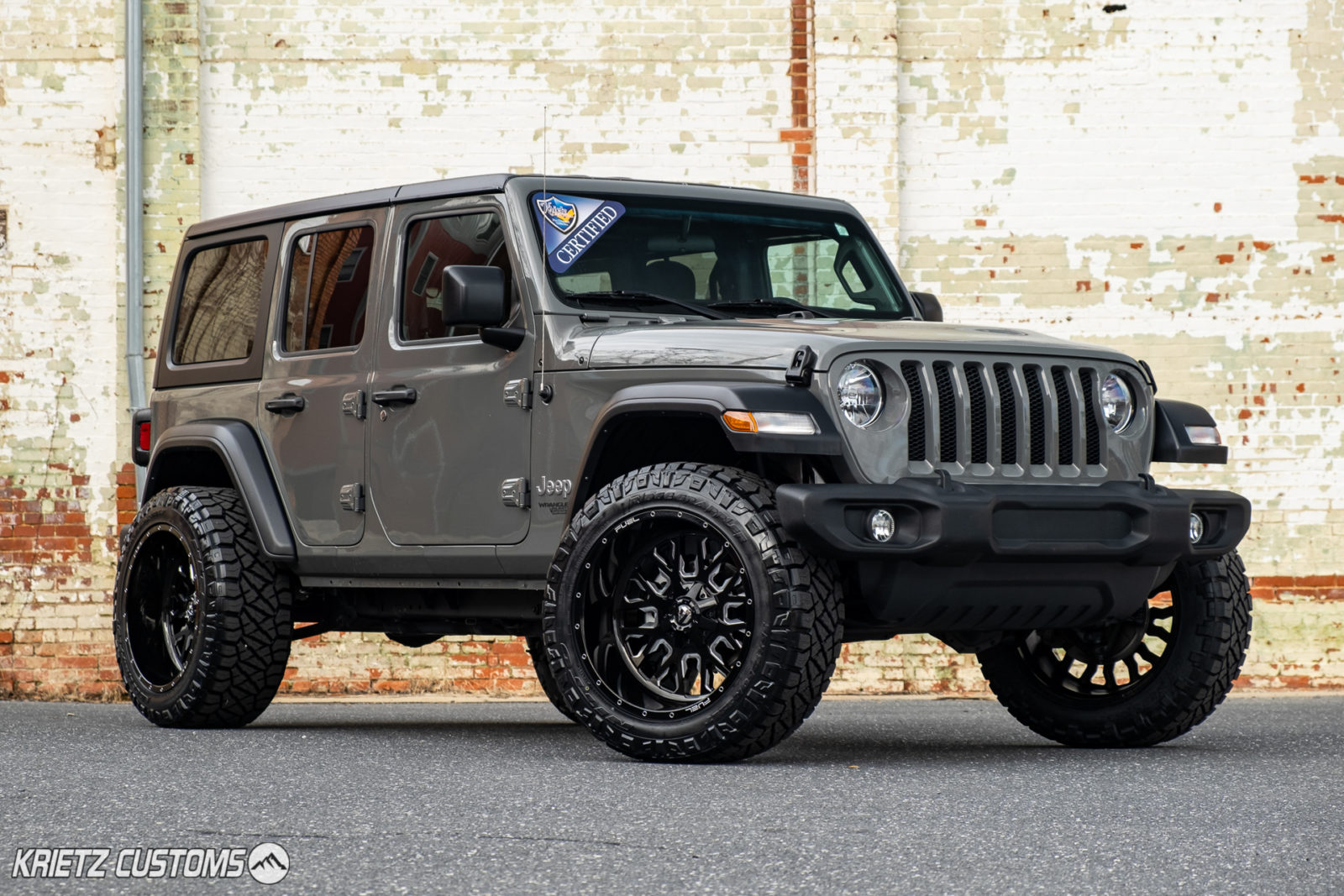 Lifted 2019 Jeep Wrangler with 22×12 Fuel Stroke and  inch Rough Country Suspension  Lift Kit | Krietz Auto