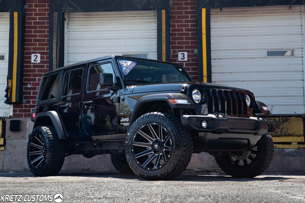 Lifted 2019 Jeep Wrangler JL with  Inch Rough Country Lift Kit and 22×12  Fuel Contras | Krietz Auto