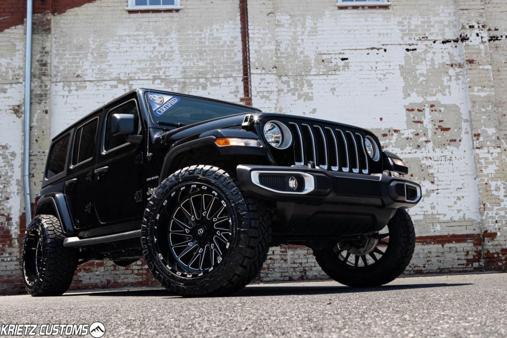 Lifted 2020 Jeep Wrangler JL with  inch Rough Country Lift Kit and 22×12  TIS 544BM wheels | Krietz Auto