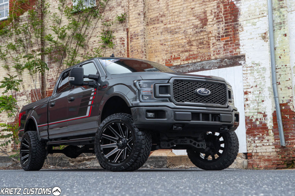 Lifted 2019 Ford F-150 with 6 Inch Rough Country Lift Kit and 22×12 Fuel Contra Wheels | Krietz Auto