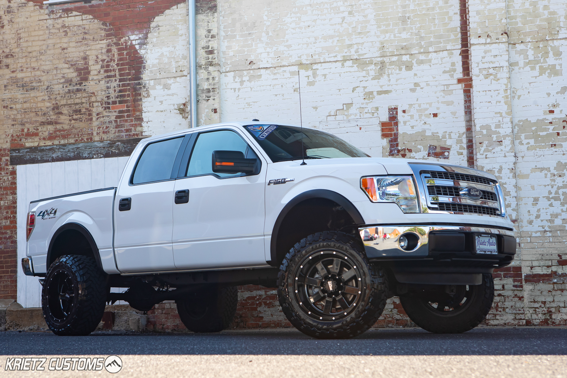 Lifted 2014 Ford F150 with MO962 Wheels Krietz Auto