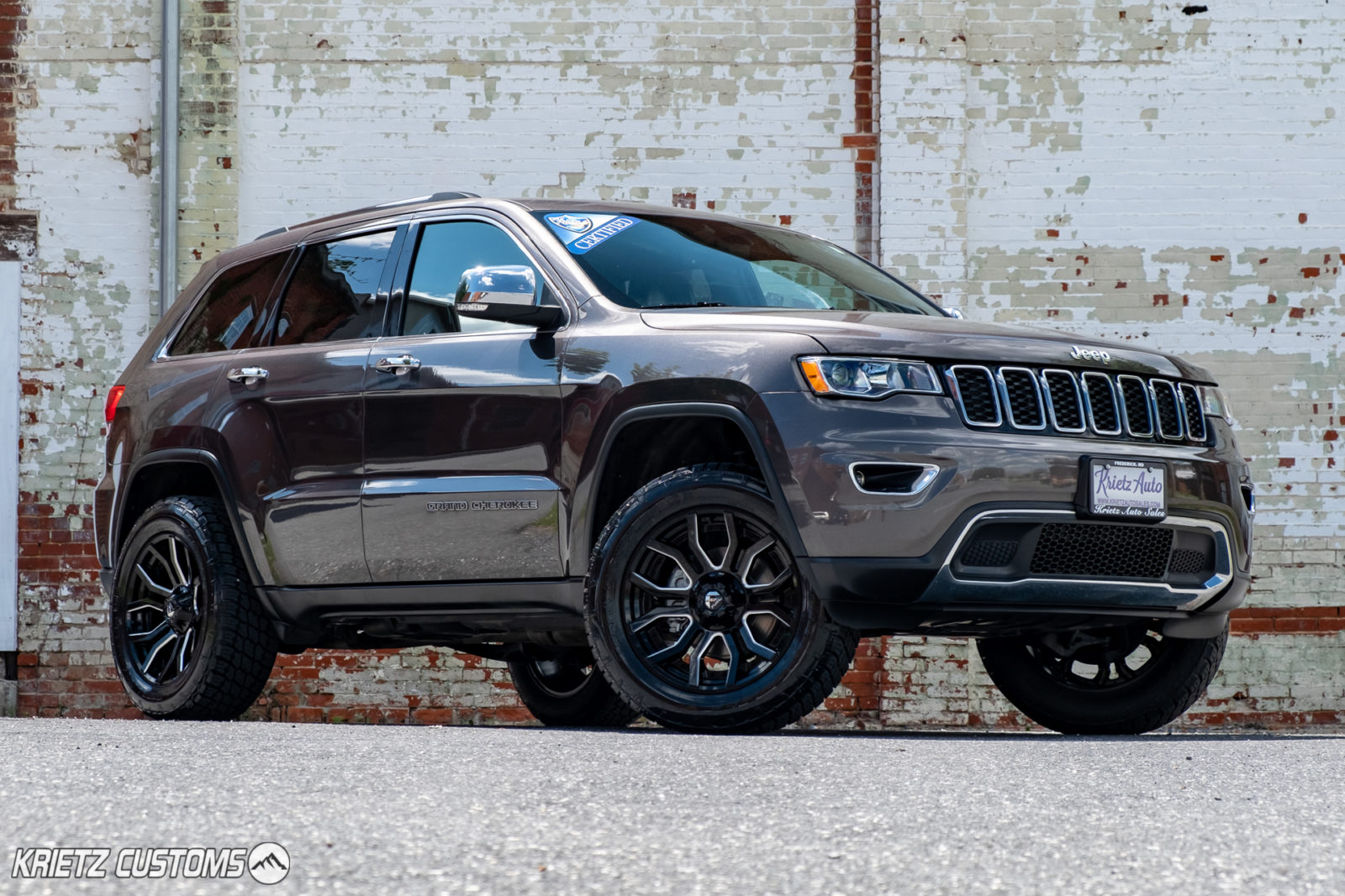 Lifted 2017 Jeep Grand Cherokee with 20×9 Fuel Rage Wheels and  Inch  Rough Country Suspension Lift Kit | Krietz Auto