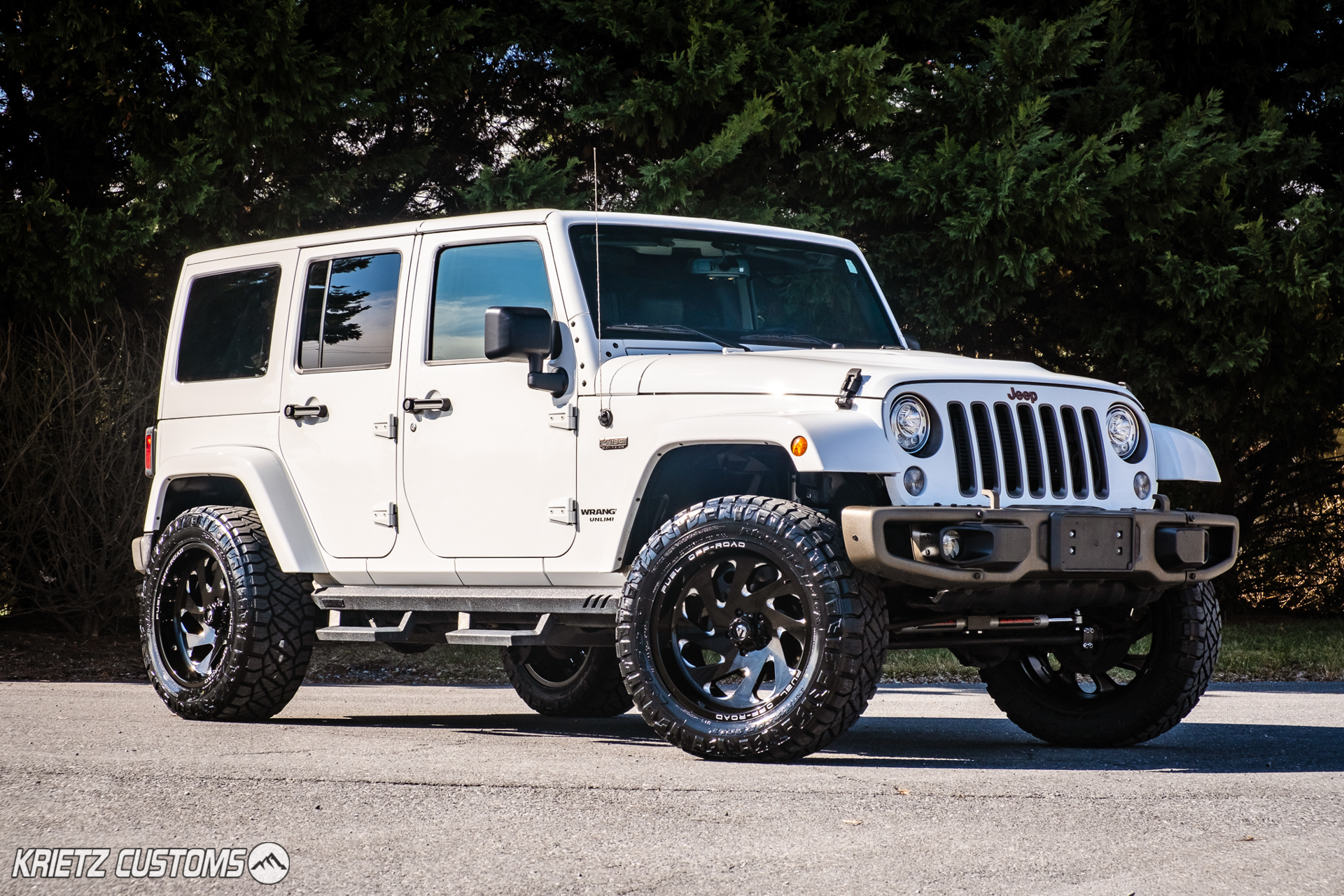 Lifted 2017 Jeep Wrangler with 20×10 Fuel Vortex Wheels and  Inch Rough  Country Suspension Lift Kit | Krietz Auto
