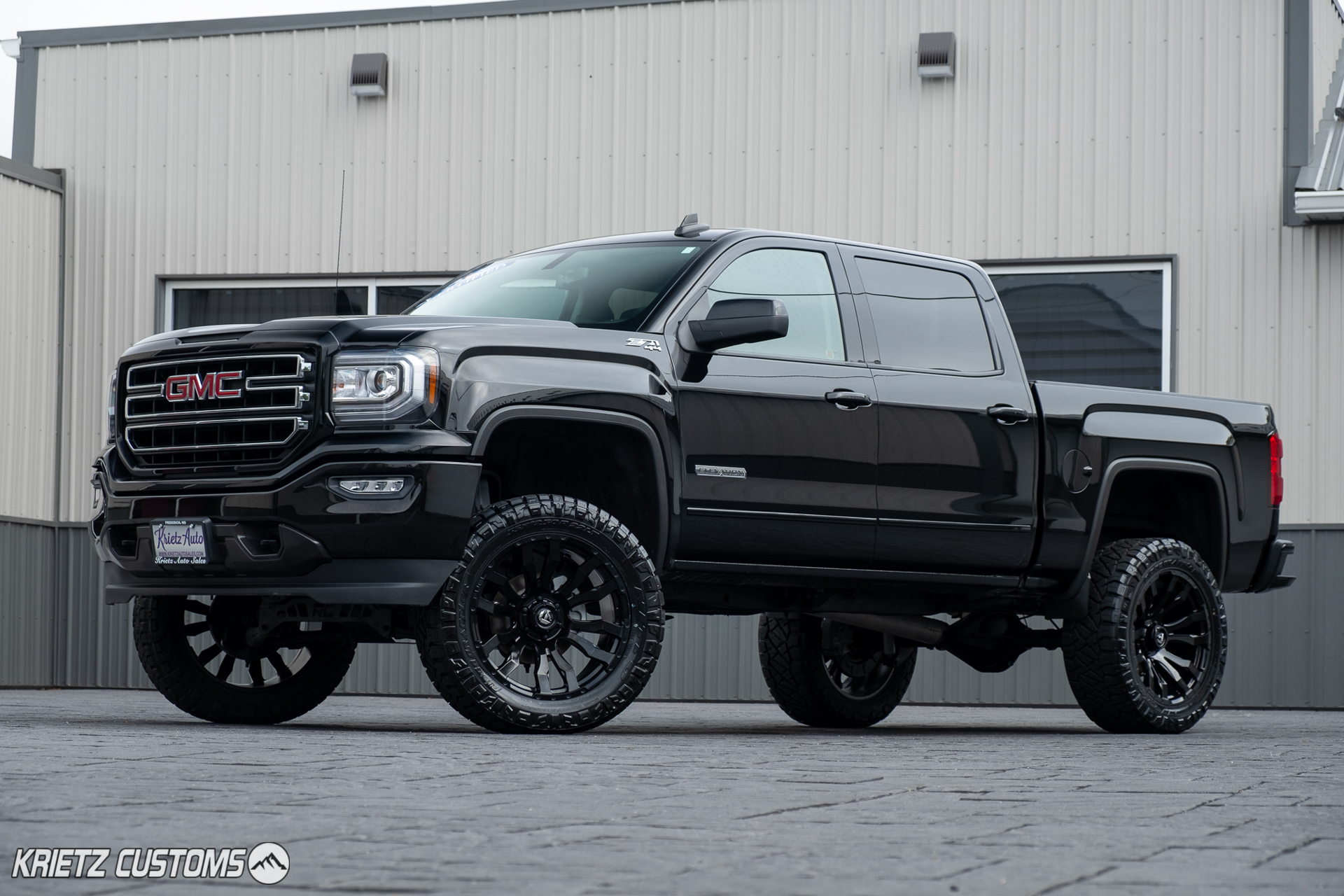Lifted 2018 GMC Sierra 1500 with 22×10 Fuel Blitz Wheels and 7 Inch Rough Country Suspension Lift Kit For 2018 Gmc 1500 Denali