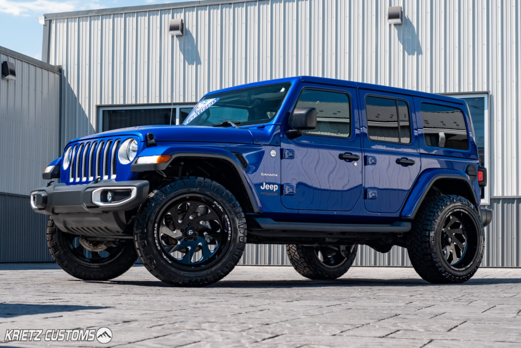 Lifted 2019 Jeep Wrangler with 22×12 Fuel Vortex Wheels and  Inch Rough  Country Suspension Lift Kit | Krietz Auto