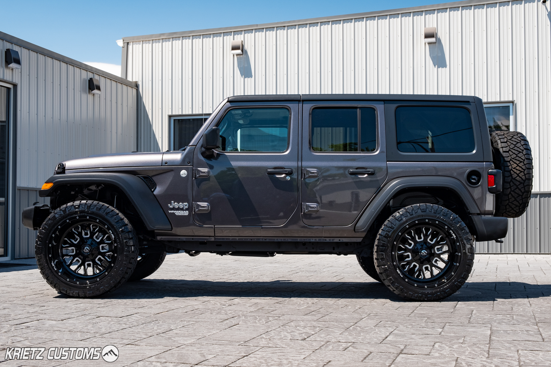 Lifted 2019 Jeep Wrangler with 22×12 Fuel Stroke Wheels
