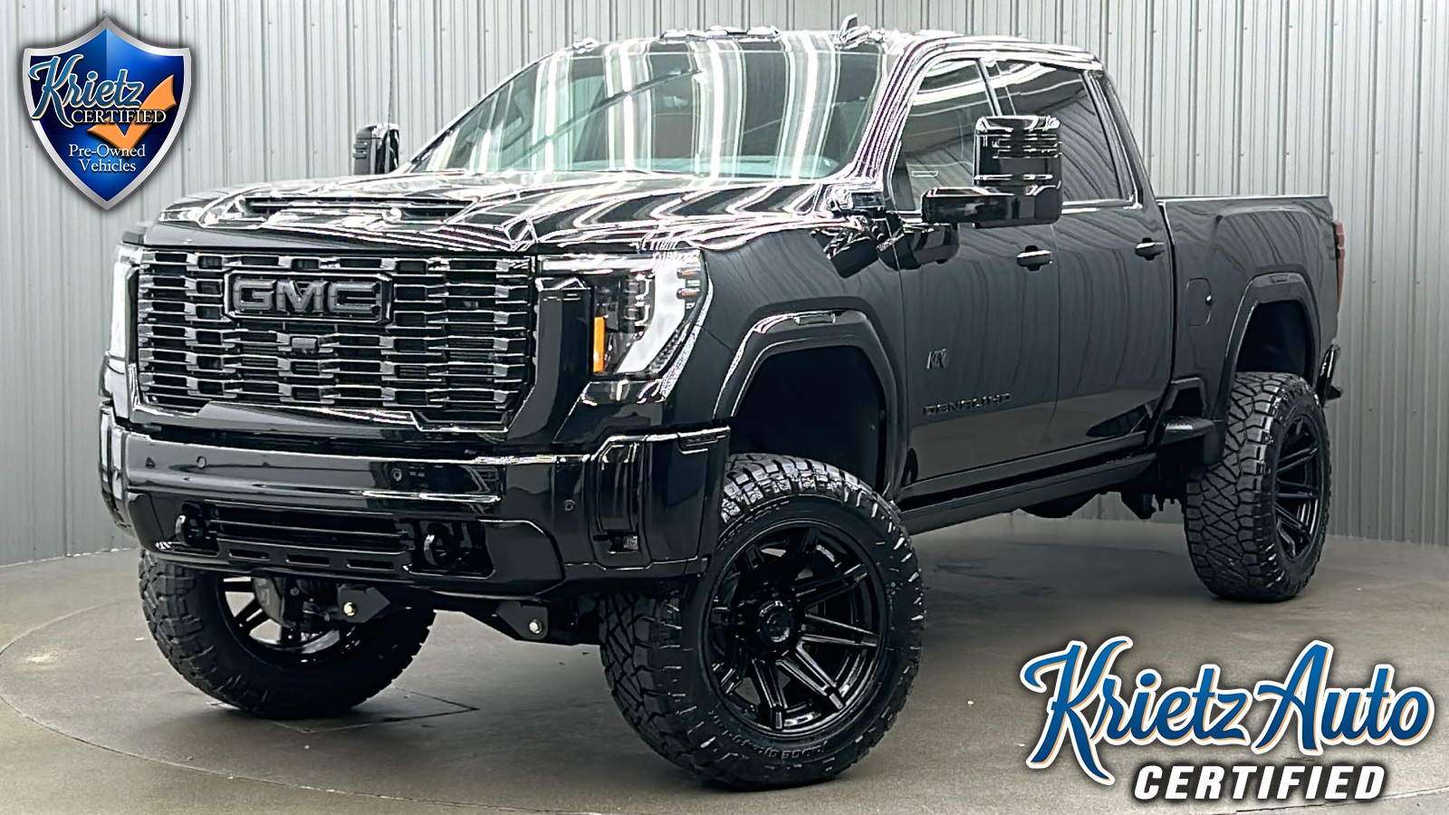 Lifted 2024 GMC Sierra 2500HD Denali Ultimate Short Bed w/ COLORMATCH & Sunroof