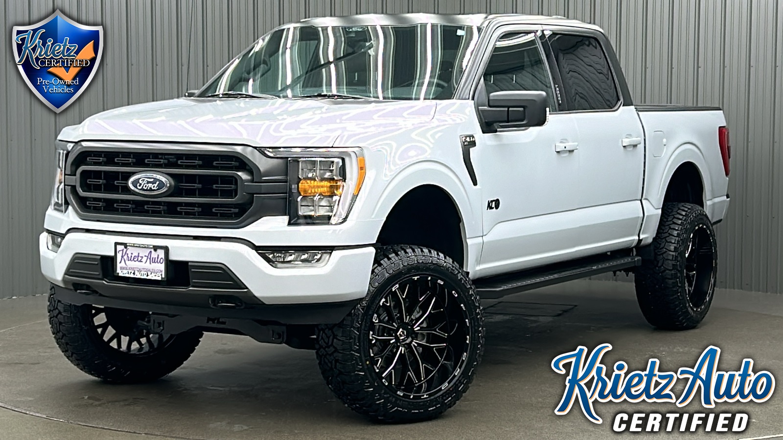 Lifted 2021 Ford F-150 XLT Sport Package Short Bed w/ 302A & Moonroof