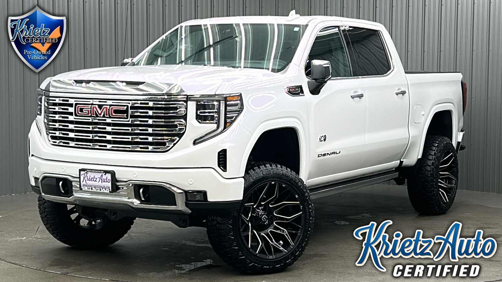 Lifted 2023 GMC Sierra 1500 Denali Reserve Short Bed w/ Tech & Sunroof