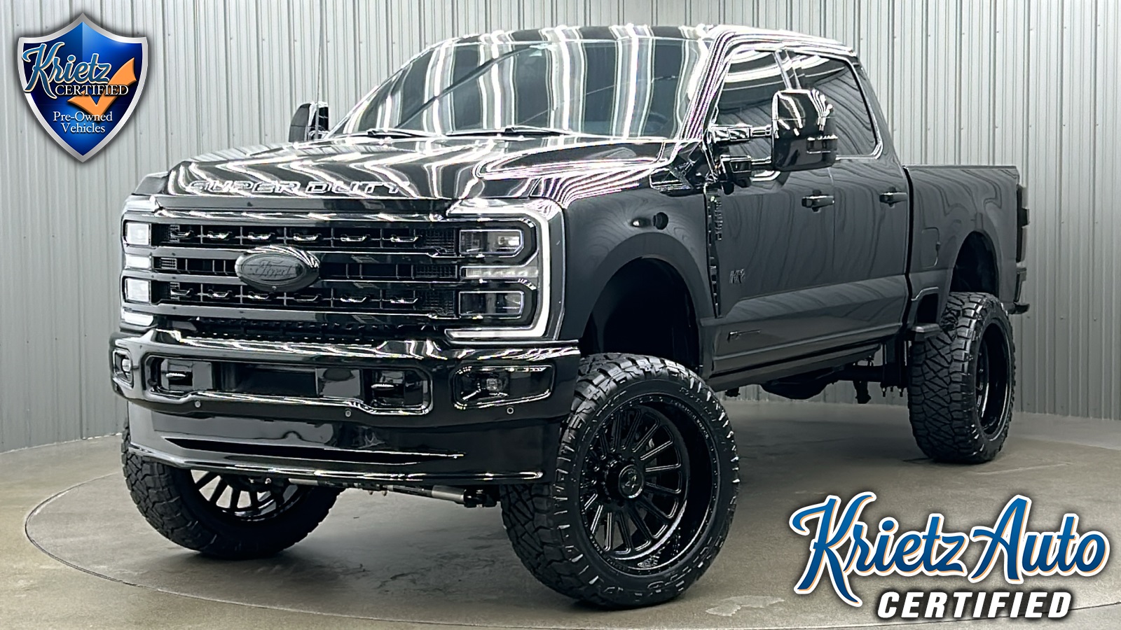 Lifted 2023 Ford F-250SD Platinum Color Match Package Short Bed w/ 703A & Moonroof