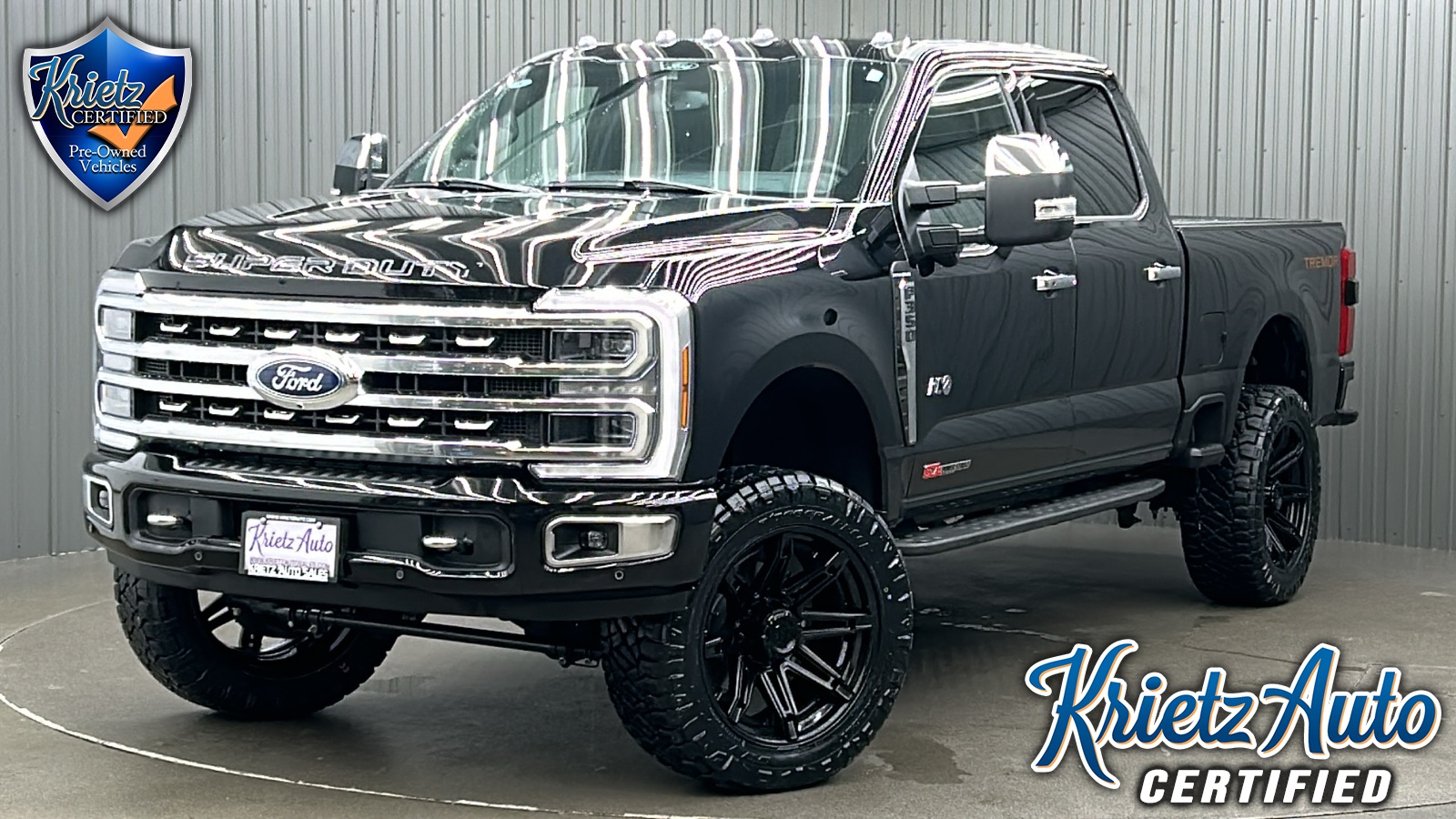 Lifted 2024 Ford F-350SD Platinum Short Bed Tremor w/ 713A & Moonroof