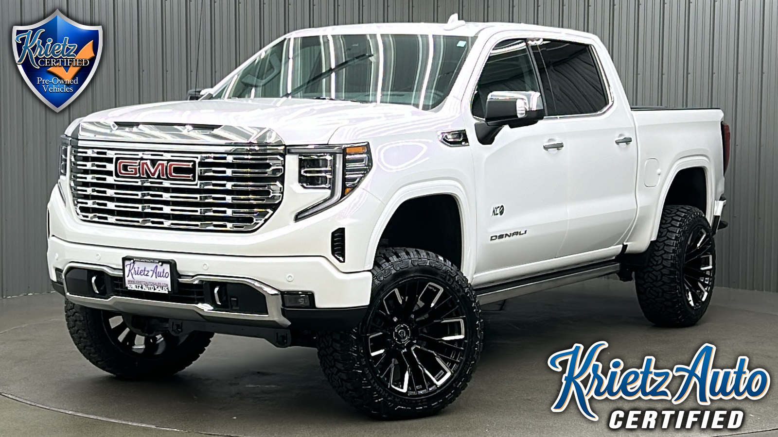 Lifted 2023 GMC Sierra 1500 Denali Reserve Short Bed w/ Tech & Sunroof