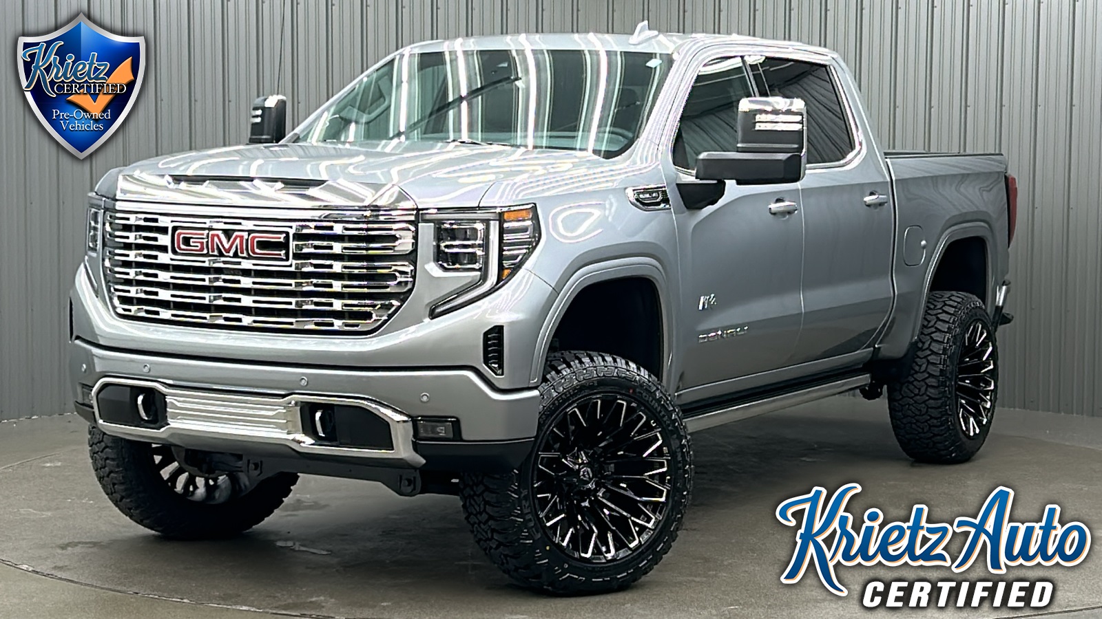 Lifted 2024 GMC Sierra 1500 Denali Reserve Short Bed w/ Tech & Sunroof