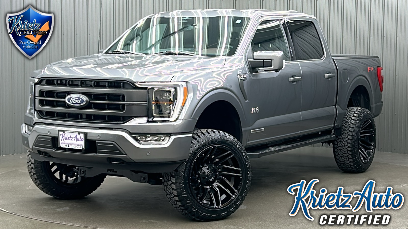 Lifted 2023 Ford F-150 Lariat Sport Package FX4 Short Bed w/ 502A