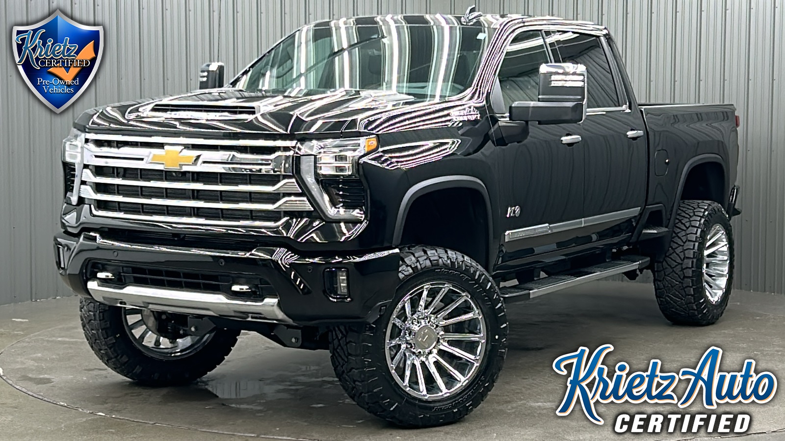 Lifted 2024 Chevrolet Silverado 3500HD High Country Premium Short Bed Z71 w/ Tech & Sunroof