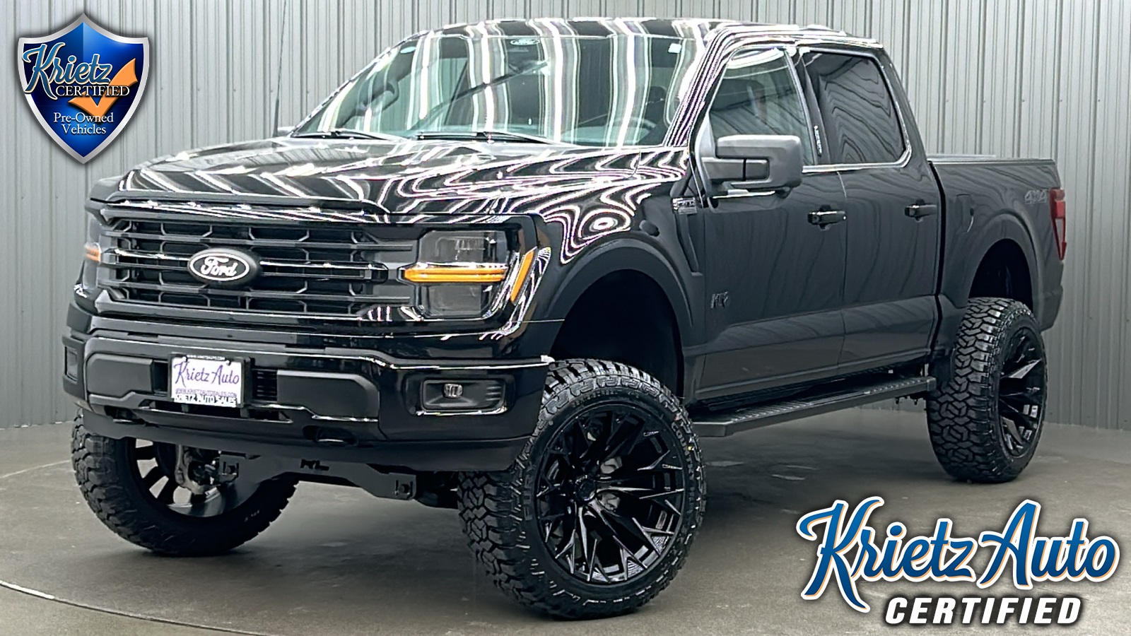 Lifted 2024 Ford F-150 XLT Black Package Short Bed w/ 301A