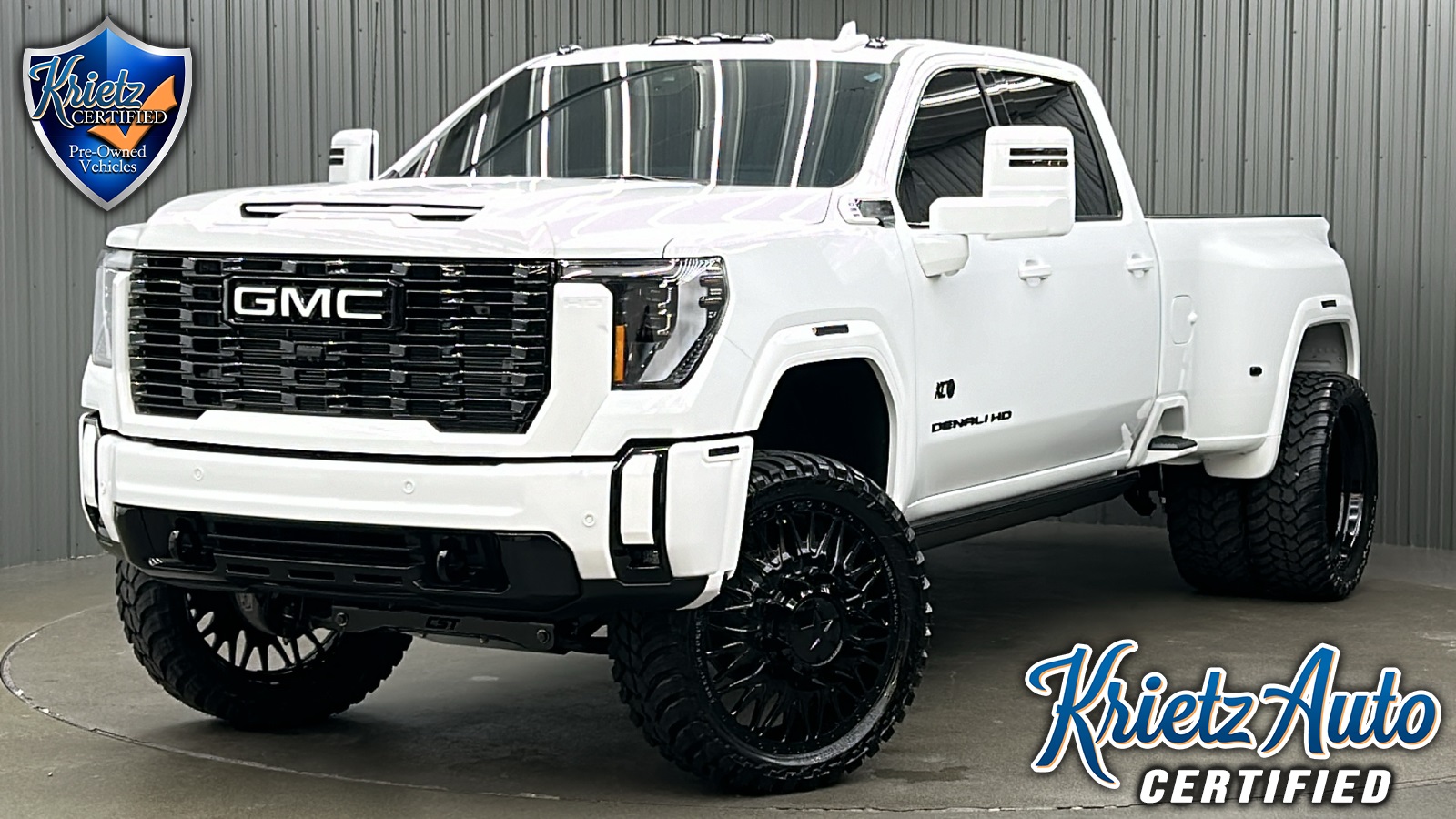 Lifted 2025 GMC Sierra 3500HD Denali Ultimate Long Bed w/ COLORMATCH & Sunroof