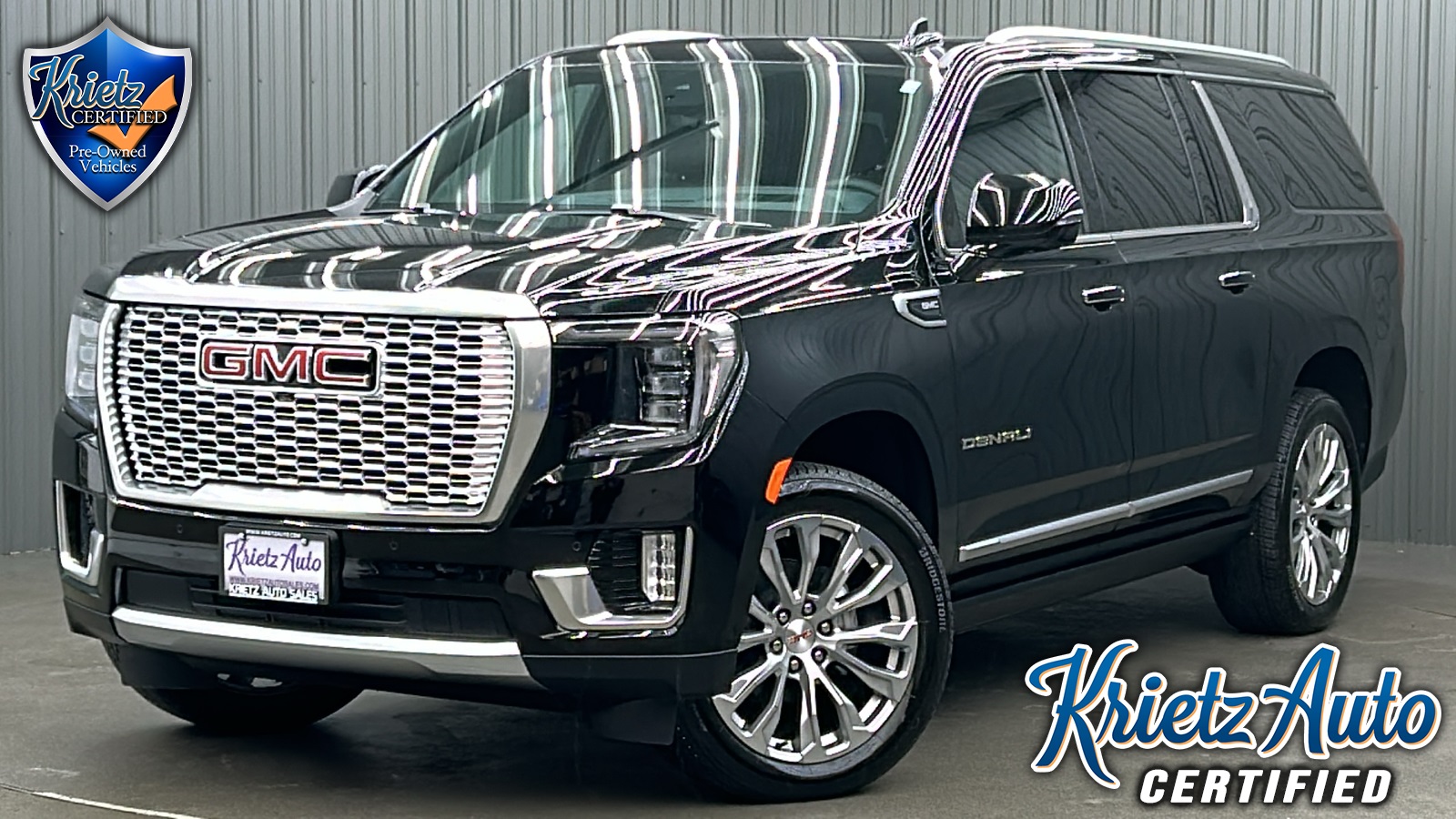 2024 GMC Yukon XL Denali w/ Advanced Tech, Rear Media, Air Ride & Sunroof