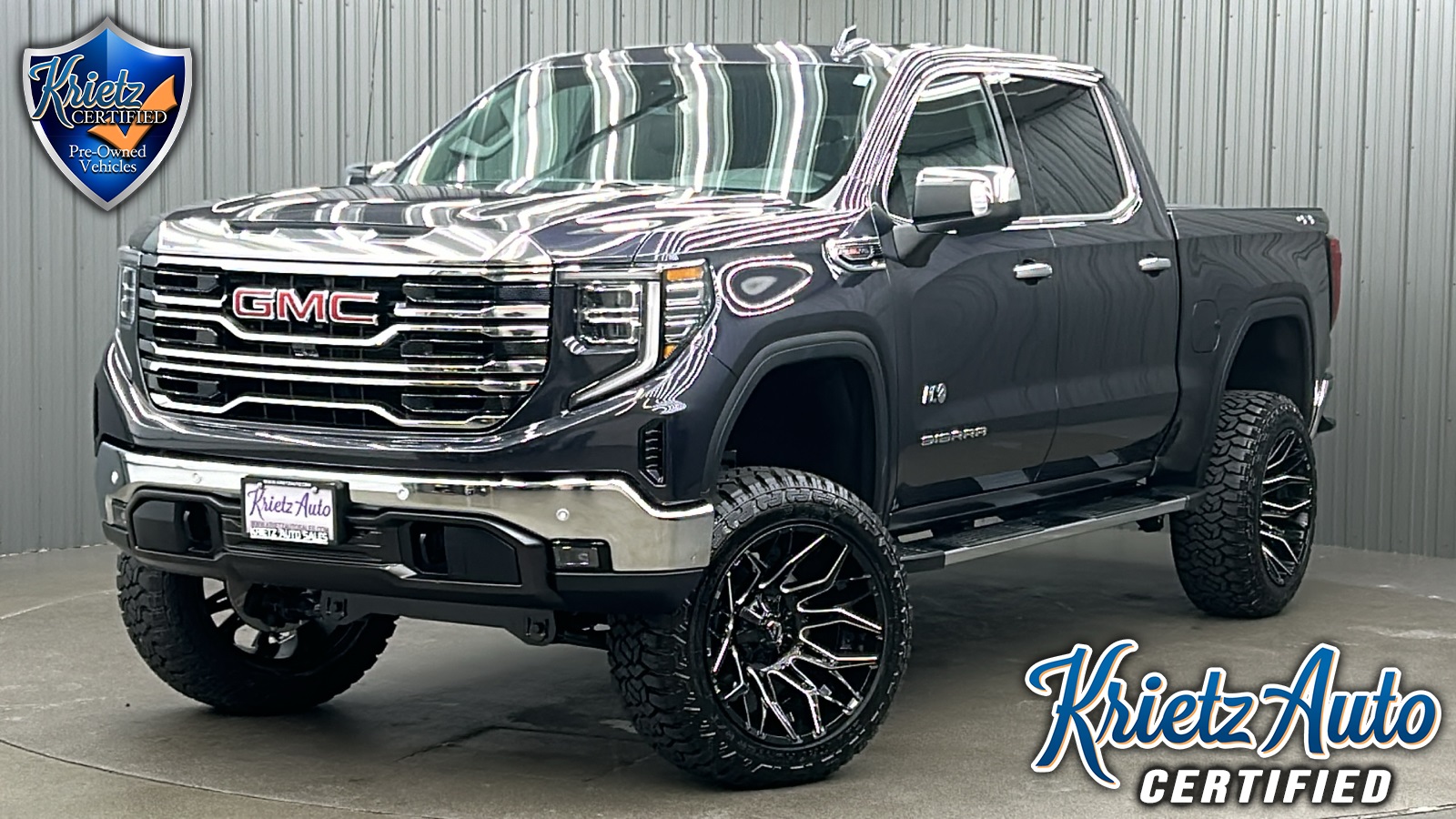 Lifted 2024 GMC Sierra 1500 SLT Preferred Short Bed w/ Safety Plus & Sunroof