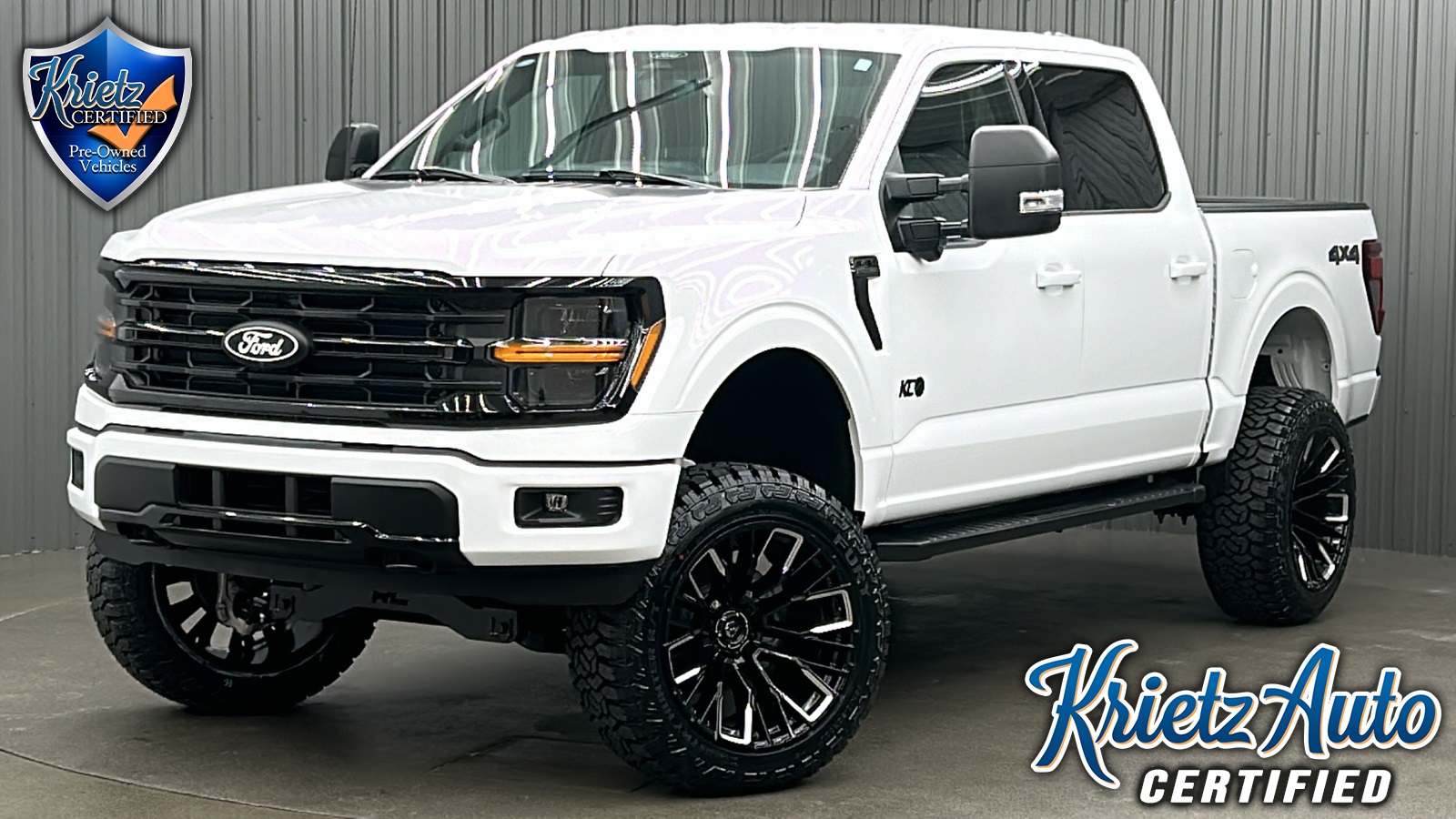 Lifted 2024 Ford F-150 XLT Black Package Short Bed w/ 301A