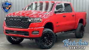Lifted 2025 Ram 1500 Big Horn/Lone Star Night Edition Short Bed w/ Level 2
