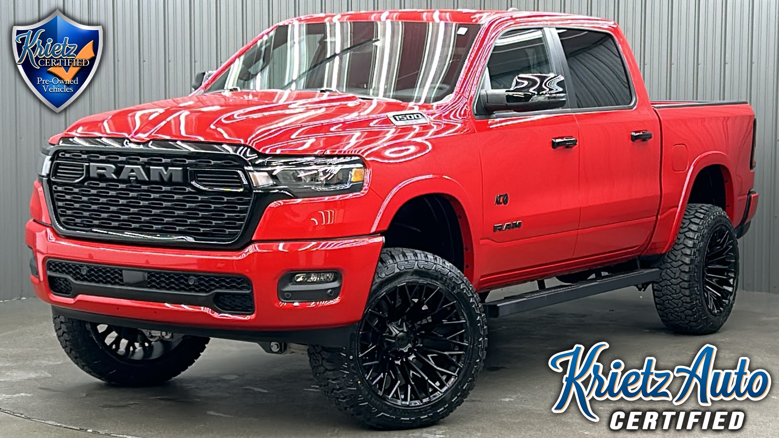 Lifted 2025 Ram 1500 Big Horn/Lone Star Night Edition Short Bed w/ Level 2