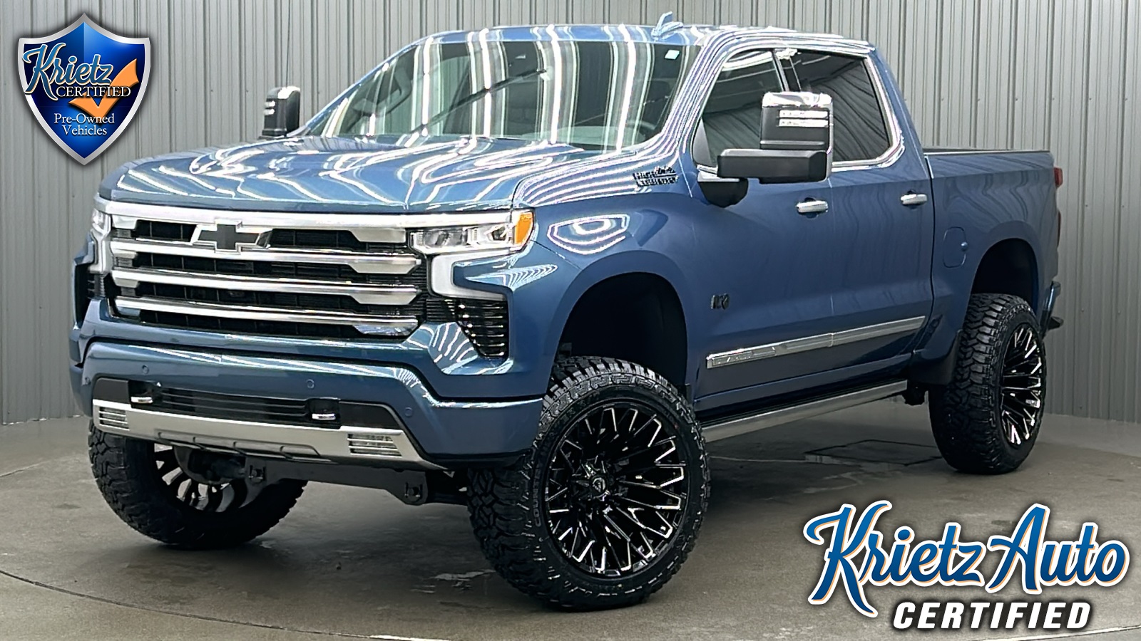 Lifted 2024 Chevrolet Silverado 1500 High Country Premium Short Bed w/ Sunroof