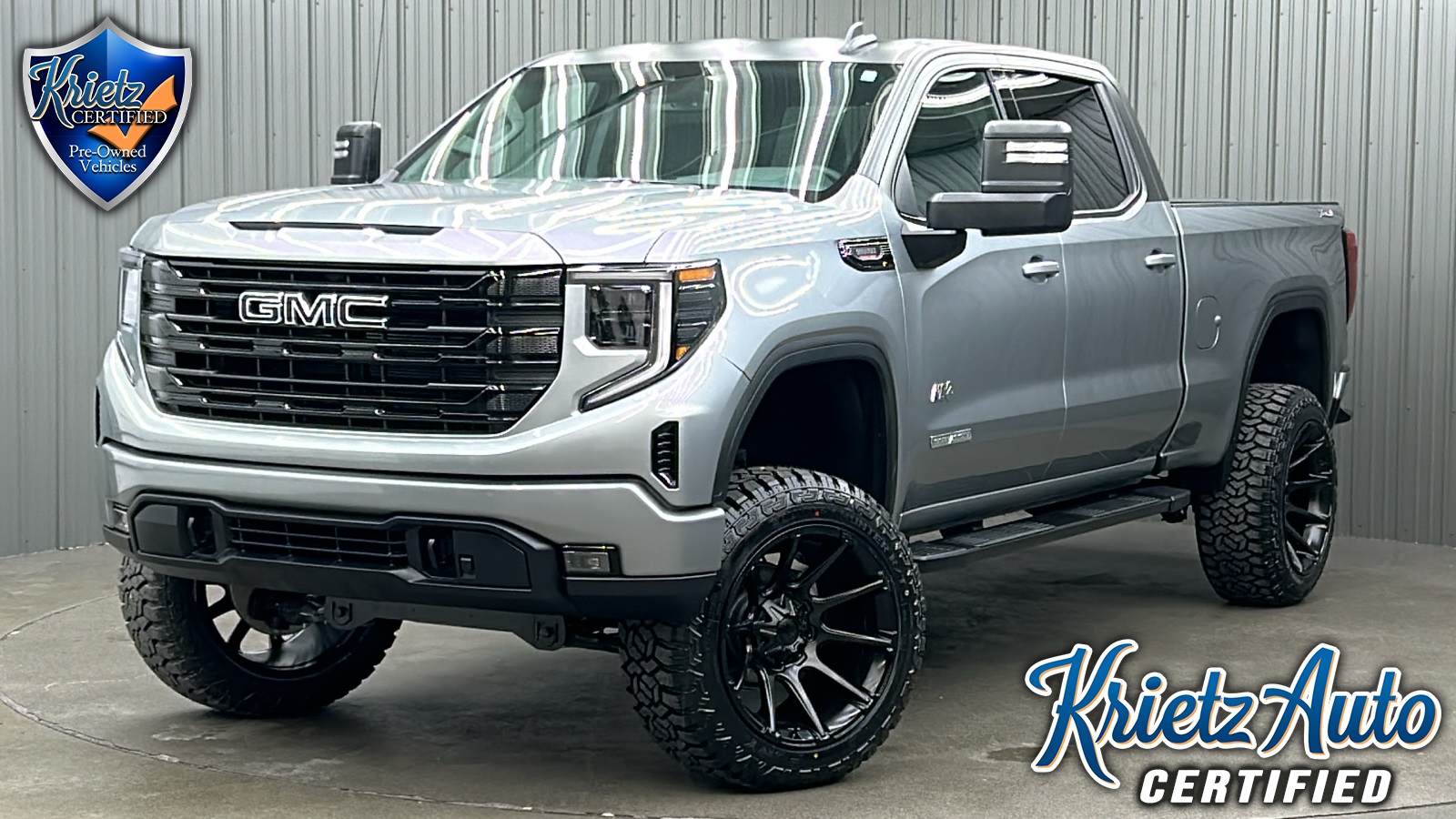 Lifted 2024 GMC Sierra 1500 Elevation X31 Long Bed w/ Black Pkg