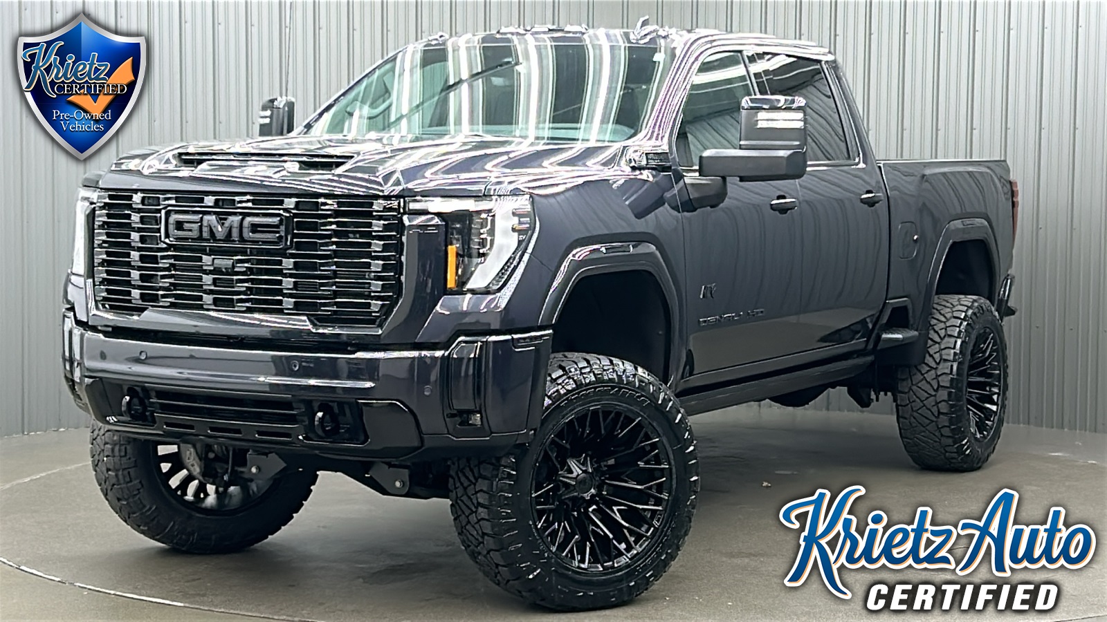 Lifted 2024 GMC Sierra 2500HD Denali Reserve Short Bed w/ COLORMATCH, Tech & Sunroof