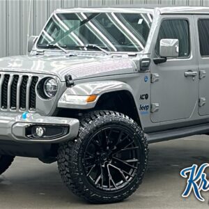 Lifted 2022 Jeep Wrangler Unlimited Sahara High Altitude 4xe w/ Cold Weather & Sky Top