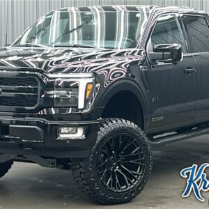 Lifted 2024 Ford F-150 Lariat Black Pkg Short Bed w/ 502A & Moonroof