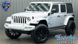 Lifted 2022 Jeep Wrangler Unlimited Sahara 4xe