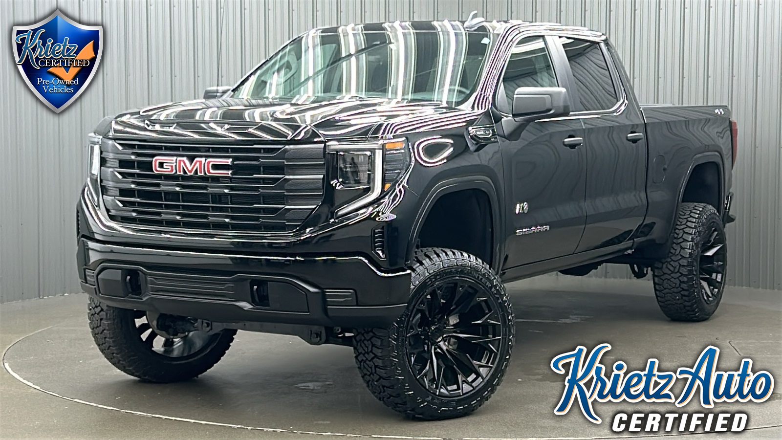 Lifted 2024 GMC Sierra 1500 Pro Long Bed Graphite Edition w/ Pro Value Pkg