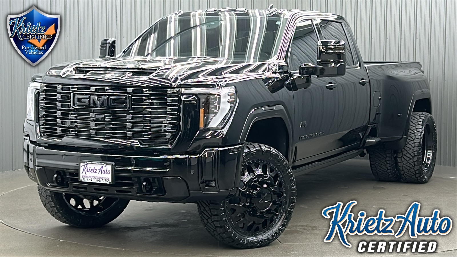 Lifted 2025 GMC Sierra 3500HD Denali Ultimate Long Bed w/ COLORMATCH & Sunroof