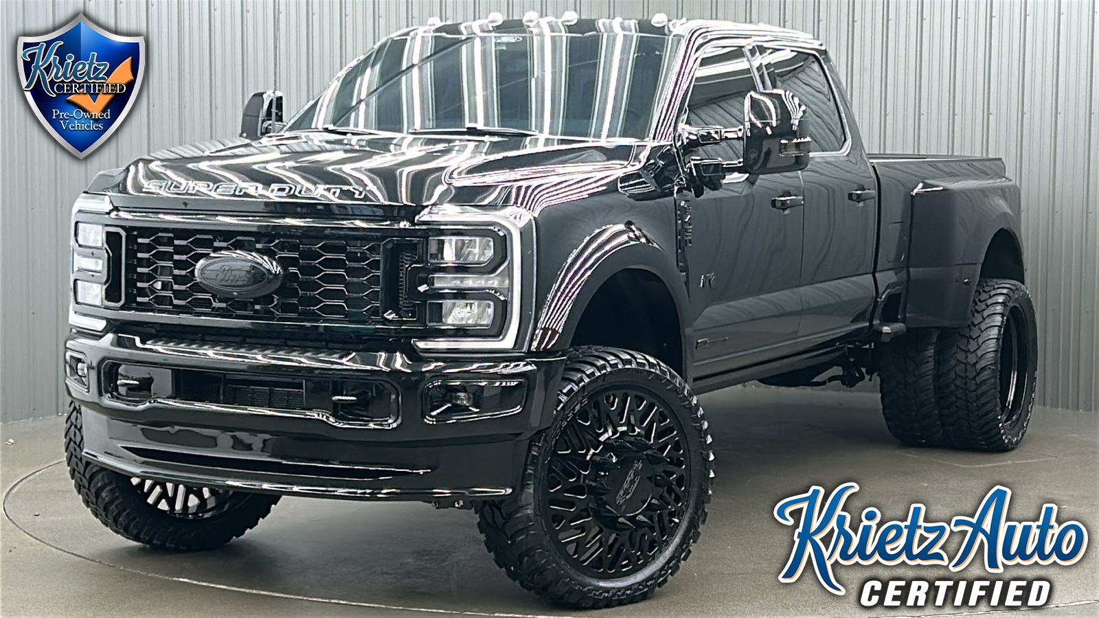 Lifted 2024 Ford F-450SD Lariat Long Bed w/ COLORMATCH, 678A & Moonroof