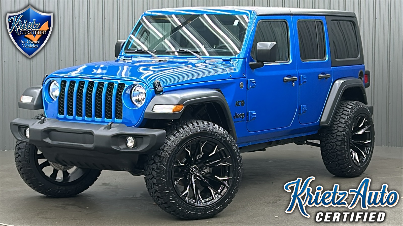 Lifted 2024 Jeep Wrangler Sport S w/ Convenience & Hard Top