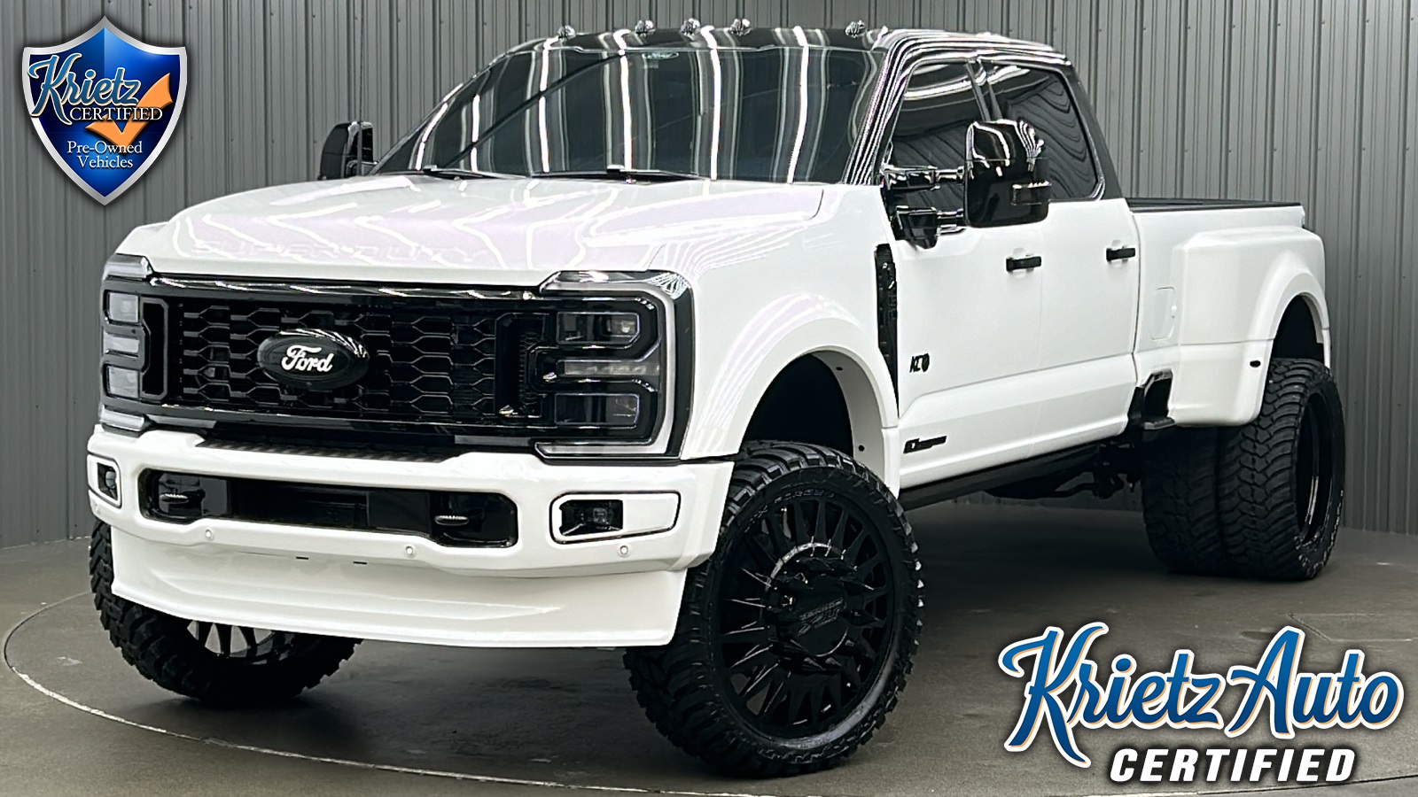 Lifted 2024 Ford F-450SD Platinum Long Bed FX4 w/ COLORMATCH, 773A & Moonroof