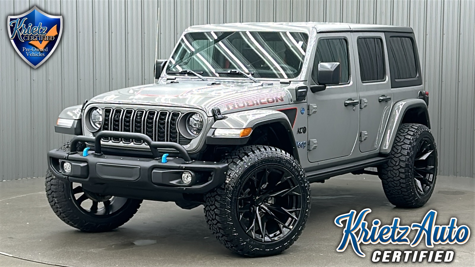 Lifted 2023 Jeep Wrangler Rubicon 20th Anniversary Edition 4xe w/ Cold Weather & Hard Top