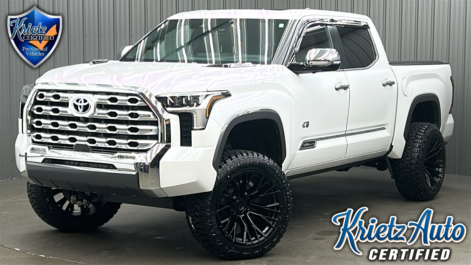 Lifted 2024 Toyota Tundra Hybrid 1794 Edition Short Bed w/ Sunroof