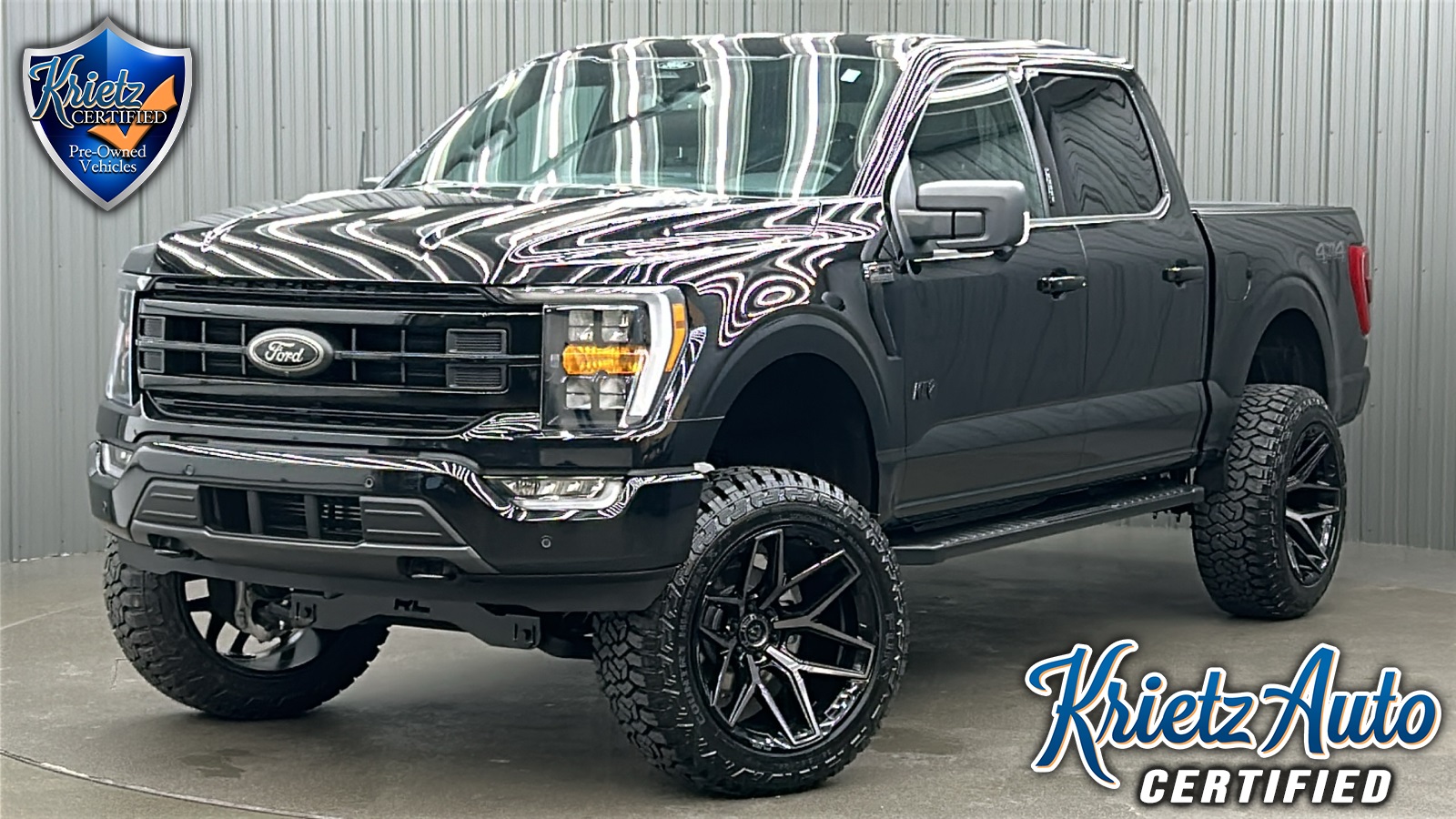 Lifted 2022 Ford F-150 XLT Black Package Short Bed w/ 302A