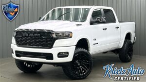 Lifted 2025 Ram 1500 Big Horn/Lone Star Night Edition Short Bed w/ Level 2