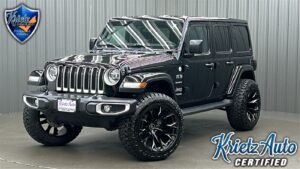 Lifted 2022 Jeep Wrangler Unlimited Sahara w/ LED & Hard TOp