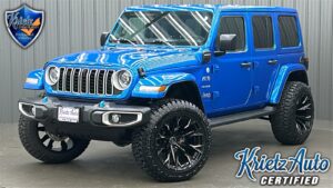 Lifted 2024 Jeep Wrangler Sahara 4xe w/ Tech & Hard Top