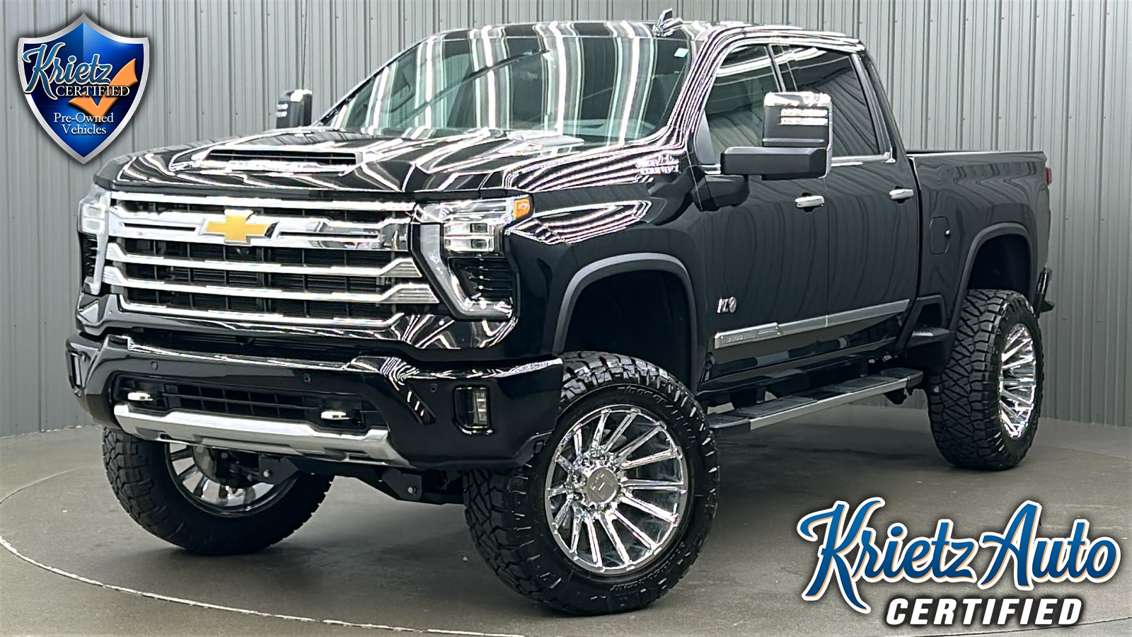 Lifted 2024 Chevrolet Silverado 3500HD High Country Premium Short Bed Z71 w/ Tech & Sunroof